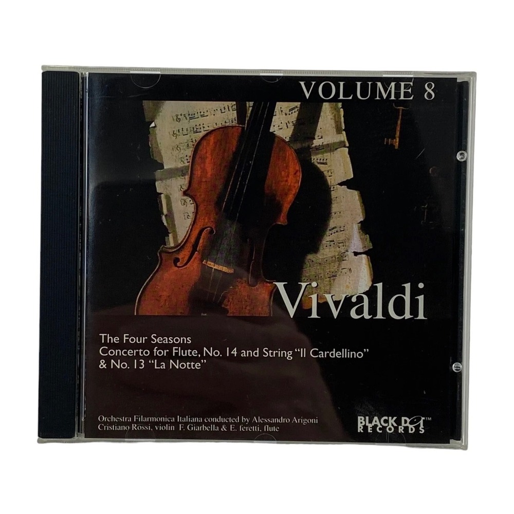 A. Vivaldi: The Four‎ Seasons Flute Concertos (CD Black Dot Records) Vol 8